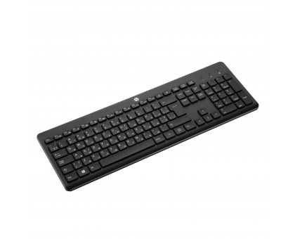 Клавіатура мембранна HP 3L1E7AA 230, 106key, WL, EN/UK, чорний