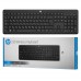 Клавіатура мембранна HP 3L1E7AA 230, 106key, WL, EN/UK, чорний