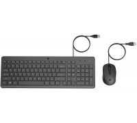 Комплект клавіатура та миша НР 150, USB-A, EN/UK, чорний