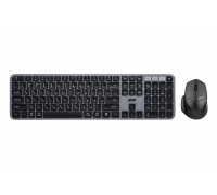 Комплект клавіатура та миша 2E 2E-MK440WBGR_UA MK440 WL/BT, EN/UK, сіро-чорний