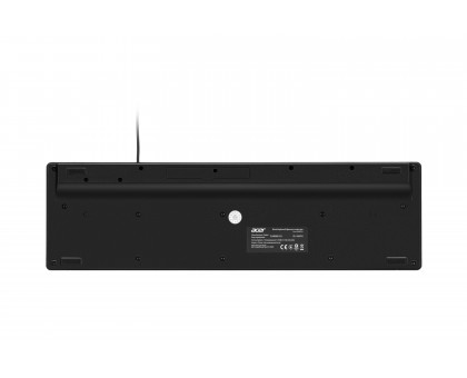 Клавіатура мембранна Acer ZL.KBDEE.012 OKW010, 115key, USB-A, EN/UKR/RU,чорний