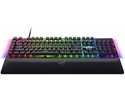 Клавіатура механічна Razer RZ03-04692500-R3R1 BlackWidow V4, 114key, Yellow Switch, USB-A, EN/RU, RGB, чорний