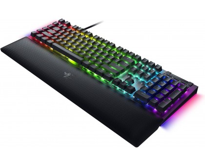 Клавіатура механічна Razer RZ03-04692500-R3R1 BlackWidow V4, 114key, Yellow Switch, USB-A, EN/RU, RGB, чорний
