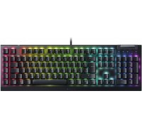 Клавіатура механічна Razer RZ03-04702500-R3R1 BlackWidow V4 X, 110key, Yellow Switch, USB-A, EN/RU, RGB, чорний