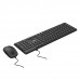 Комплект клавіатура та миша 2E 2E-MK405UBK MK405 USB-A, EN/UK/RU, чорний