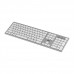 Клавіатура ножнична 2E 2E-KS270WBWH_UA KS270 109key, WL/BT, EN/UK, сріблясто-білий