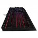 Клавіатура мембранна HyperX 4P4F5AA Alloy Core 114key, USB-A, EN/UK, RGB, чорний