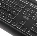 Клавіатура мембранна 2E 2E-KS120UB_UA KS120 104key, USB-A, EN/UK, White LED, чорний