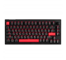 Клавіатура механічна Lemokey X4-A3-UA  X4 84Key, Keychron Brown, USB-A, QMK/VIA, EN/UKR, Red led, чорний