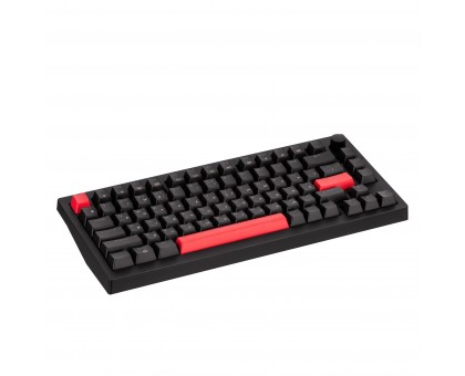 Клавіатура механічна Lemokey X4-A3-UA  X4 84Key, Keychron Brown, USB-A, QMK/VIA, EN/UKR, Red led, чорний