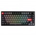 Клавіатура механічна Lemokey P1P-M4-UA  P1 Pro 84Key, Keychron Super Banana, WL/BT/USB-A, QMK/VIA, Hot-Swap, EN/UKR, RGB,  Knob, Carbon Black