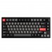 Клавіатура механічна Lemokey P1P-M4-UA  P1 Pro 84Key, Keychron Super Banana, WL/BT/USB-A, QMK/VIA, Hot-Swap, EN/UKR, RGB,  Knob, Carbon Black