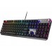 Клавіатура механічна MSI S11-04UA225-CLA STRIKE 600 SILENT UA 104key, Kailh Midnight Pro Silent Tactile, USB-A, EN/UKR/RU, RGB, cрібний