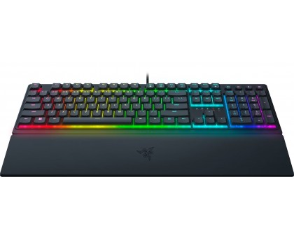 Клавіатура механічна Razer RZ03-04462100-R371 Ornata V3 104key, Mecha-Membrane Switch, USB-A, EN/UK, RGB, чорний