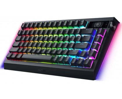 Клавіатура механічна Razer RZ03-05130100-R3M1 BlackWidow V4 Pro 75%, 81key, Mechanical Switches Gen-3, USB-A/WL/BT, EN, RGB, чорний