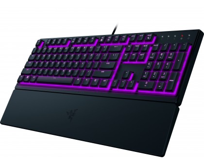 Клавіатура мембранна Razer RZ03-04471900-R371 Ornata V3 X 104key, USB-A, EN/UK, RGB, чорний