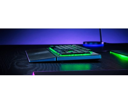 Клавіатура мембранна Razer RZ03-04471900-R371 Ornata V3 X 104key, USB-A, EN/UK, RGB, чорний