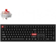 Клавіатура механічна Keychron K10P-A1-UA K10 PRO 100Key, K pro Red, WL/BT/USB-A, QMK, EN/UKR, White Led, чорний