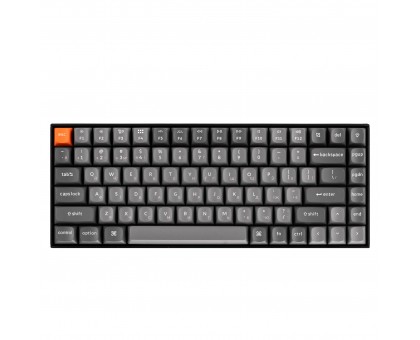 Клавіатура механічна Keychron K2M-A3-UA K2 Max 84Key, K Super Brown, WL/BT/USB-A, QMK, EN/UKR, White Led, чорний