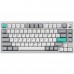 Клавіатура механічна Lemokey P1P-X1-UA  P1 Pro 84Key, Keychron Super Red, WL/BT/USB-A, QMK/VIA, Hot-Swap, EN/UKR, RGB,  Knob, Space Silver