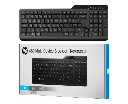 Клавіатура мембранна HP 7N7B8AA 460 Multi-Device key, BT, EN/UK, чорний