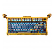 Клавиатура механическая GravaStar GSK1PRO_YLW Mercury K1 Pro 80keys, GravaStar GSK1PRO_YLW x Kailh Speedy Mint, BT/WL/USB, жовтий