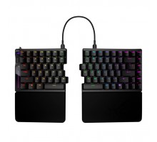 Клавіатура механічна ASUS 90MP043H-BKUA20 ROG Falcata split, 83key, Magnetic Switch, USB-A/WL/BT, EN, RGB, чорний