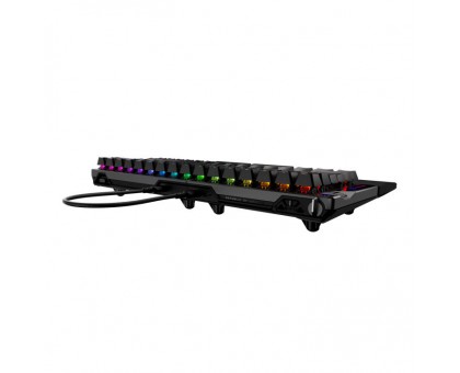 Клавіатура механічна ASUS 90MP043H-BKUA20 ROG Falcata split, 83key, Magnetic Switch, USB-A/WL/BT, EN, RGB, чорний