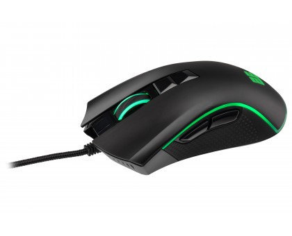 Мышь 2E GAMING MG340, RGB, USB-A, чёрный