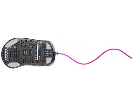 Миша Xtrfy M4, USB-A, RGB, рожевий