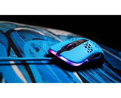 Мышь Xtrfy M42, USB-A, RGB, Miami Blue