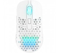 Миша Xtrfy M42, WL/USB-A, RGB, білий