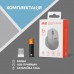 Миша 2E 2E-MF280WGR MF280 Silent, WL/BT, сірий