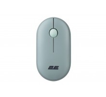 Мышь 2E 2E-MF300WGN MF300 Silent, WL/BT, пепельно-зелёный