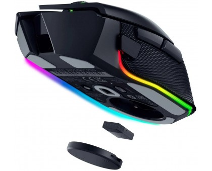 Мышь Razer RZ01-04620100-R3G1 Basilisk V3 Pro, RGB, USB-A/WL/BT, чёрный