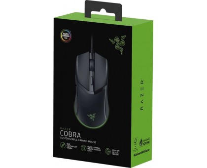 Мышь Razer RZ01-04650100-R3M1 Cobra, RGB, USB-A, чёрный