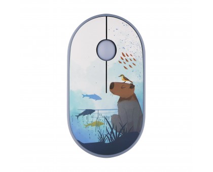 Миша 2E 2E-MF300WCAPIBARABL MF300 CAPYBARA:SWIM Silent WL BT, синій