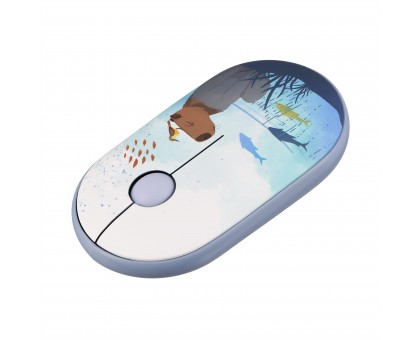 Миша 2E 2E-MF300WCAPIBARABL MF300 CAPYBARA:SWIM Silent WL BT, синій