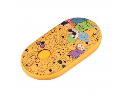 Мышь 2E 2E-MF300WPETSYW MF300 PETS:CATS&DOGS  Silent WL BT, жёлтый