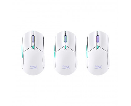 Мышь HyperX 8R2E7AA Pulsefire Haste 2 Core, RGB, WL/BT, белый