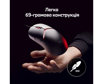 Миша HyperX A2PB3AA Pulsefire SAGA, RGB, USB-A, чорний
