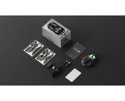 Миша GravaStar GSX_BLK Mercury X, BT/WL/USB-A, RGB, чорний