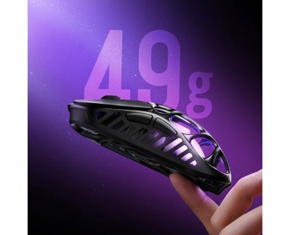Миша GravaStar GSX_BLK Mercury X, BT/WL/USB-A, RGB, чорний