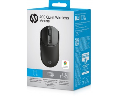 Миша HP AZ7B2AA 400 Quiet, WL/BT, чорний