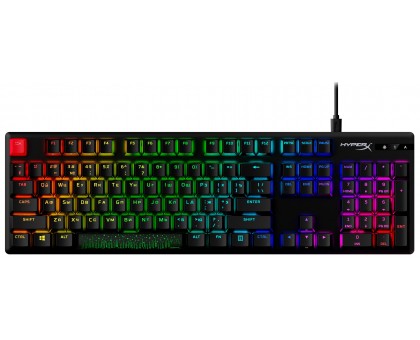 Клавіатура механічна HyperX 639N3AA Alloy Origins PBT 104key, Red, USB-A, EN/UA, RGB, чорний