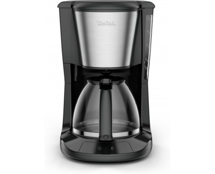 Кофеварка Tefal CM5S1DE0 капельная Subito 1.25л, молотый, черно-серебристый