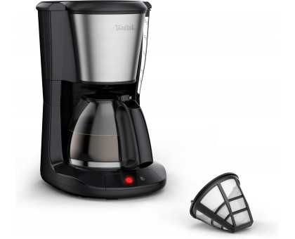 Кофеварка Tefal CM5S1DE0 капельная Subito 1.25л, молотый, черно-серебристый
