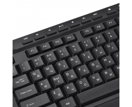 Комплект клавіатура та миша 2E 2E-MK410MWB MK410 WL, EN/UK/RU, чорний