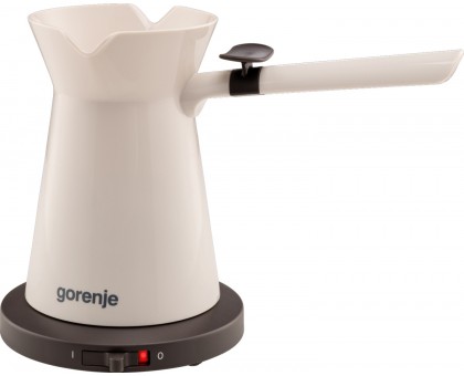 Кавоварка Gorenje TCM350W електротурка 0.35л, мелена, на 2 чашки, бежевий