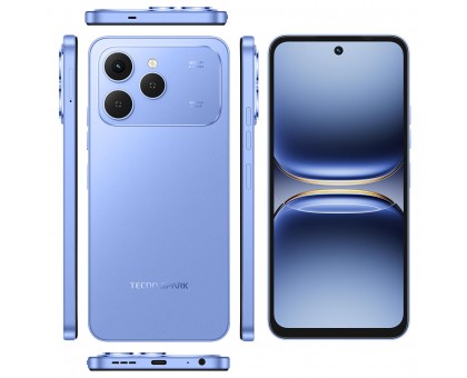 Смартфон TECNO 4894947091582 Spark 40 (KM5n) 6.67" 8/256ГБ, 2SIM, 5200мА•год, Mirage Blue Смартфон TECNO 4894947091582 Spark 40 (KM5n) 6.67" 8/256ГБ, 2SIM, 5200мА•год, Mirage Blue